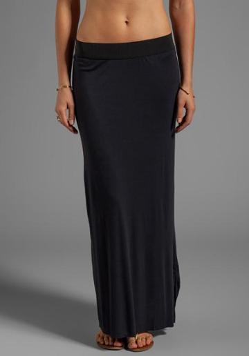 American Vintage Lily Bay Maxi Skirt In Black