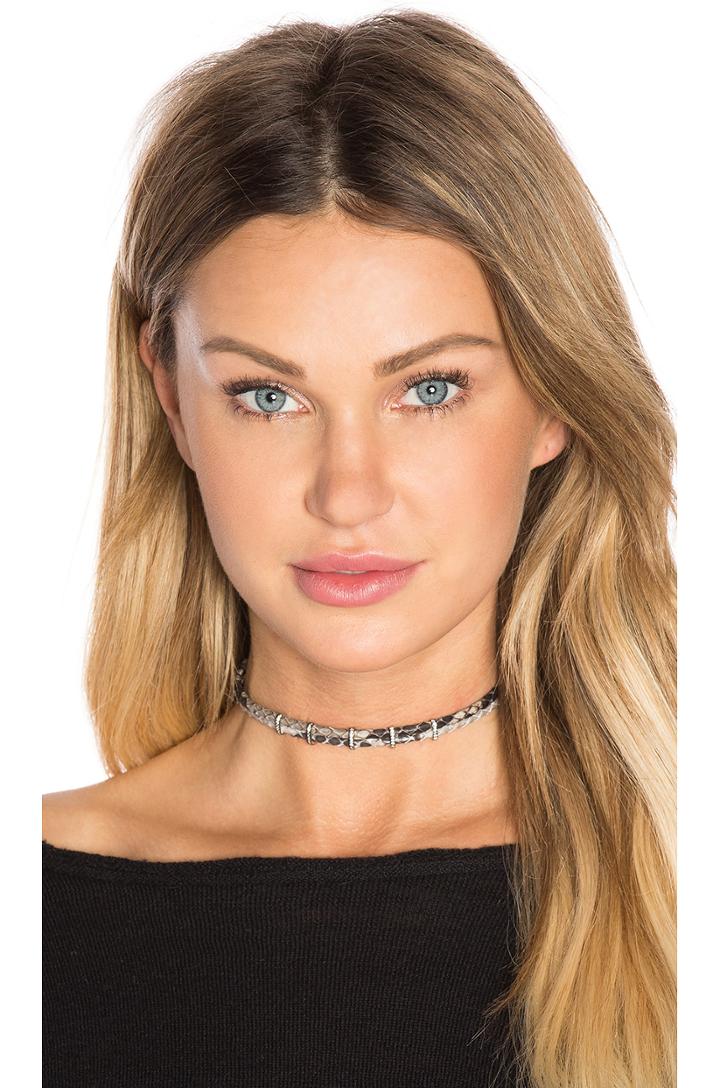 Gwen Snake Skin Choker