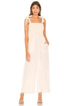 Linen Smocked Jumpsuit
