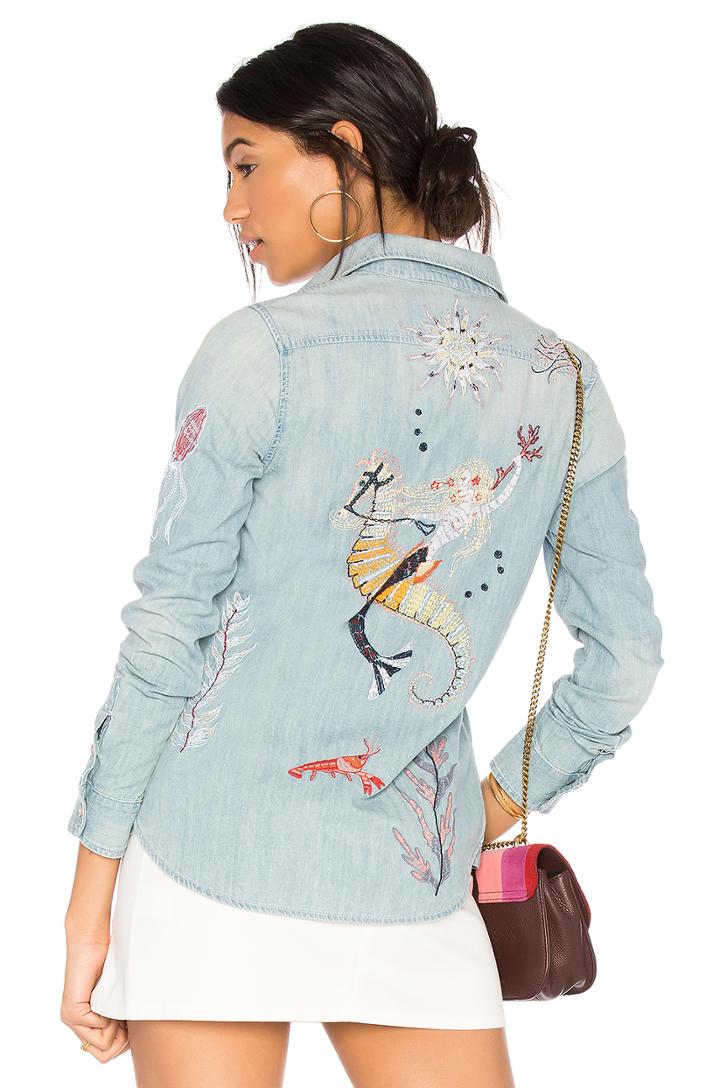 Foxy Boxy Button Up