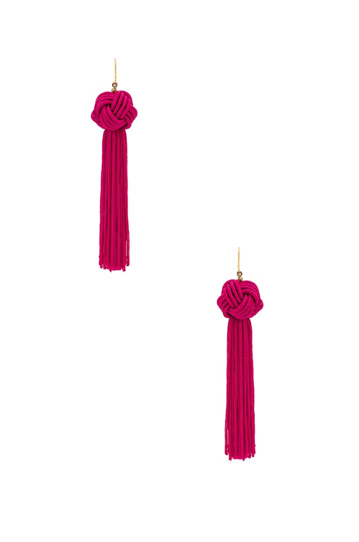 The Astrid Knotted Tassel Earring