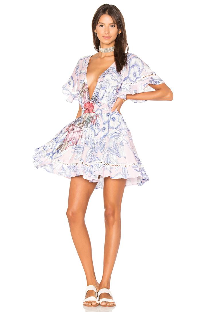 Tropical Punch Flutter Dress