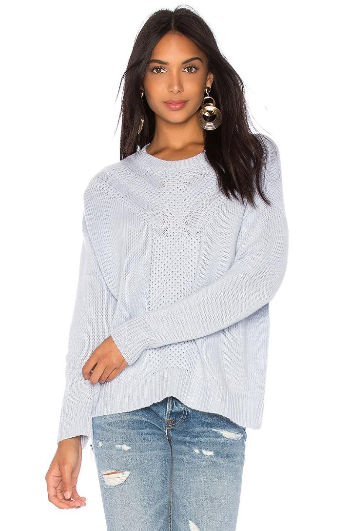 Honeycomb Stitch Crew Sweater