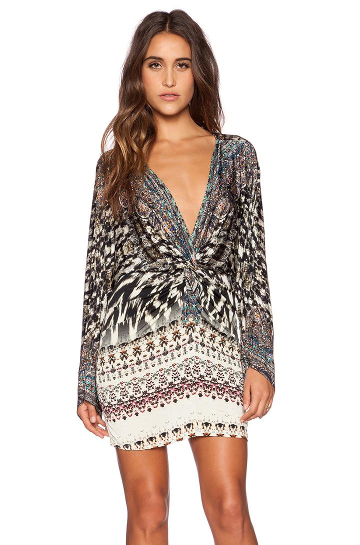 Short Twist Front Dress