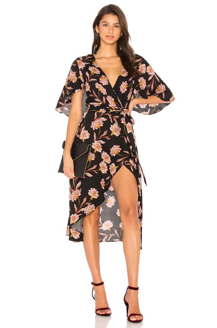 Painting The Stars Wrap Dress