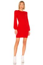 Rib Volume Sleeve Mini Dress