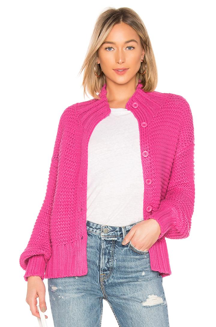 X Revolve Reverse Stitch Cardigan