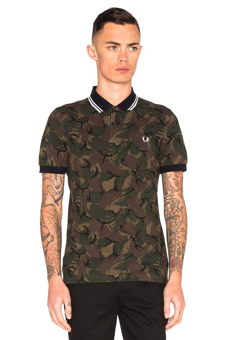 Camoflauge Pique Polo