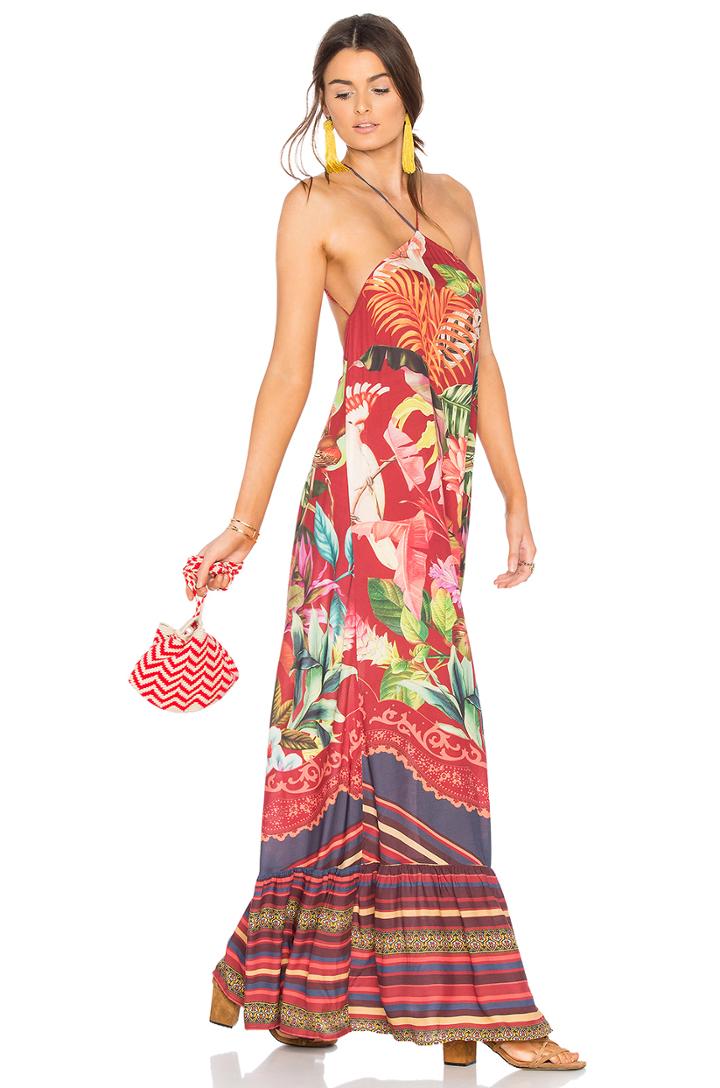Birds Of Paradise Long Dress