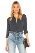 Pocket Front Star Button Up