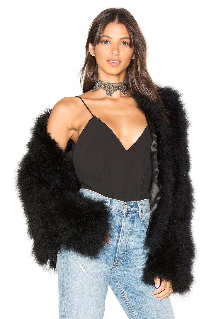 Marabou Feather Jacket
