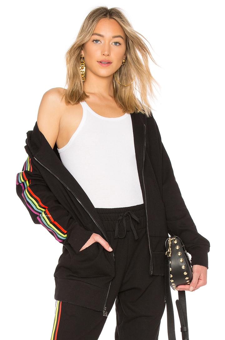 Be Stripe Zip Hoodie