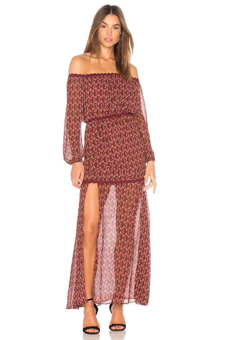 Drift Off The Shoulder Maxi Dress