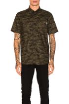 Camo Tiger Button Down