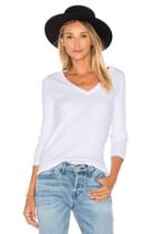 Open V-neck Long Sleeve
