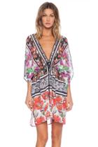 Floral Scarf Print Cover Up