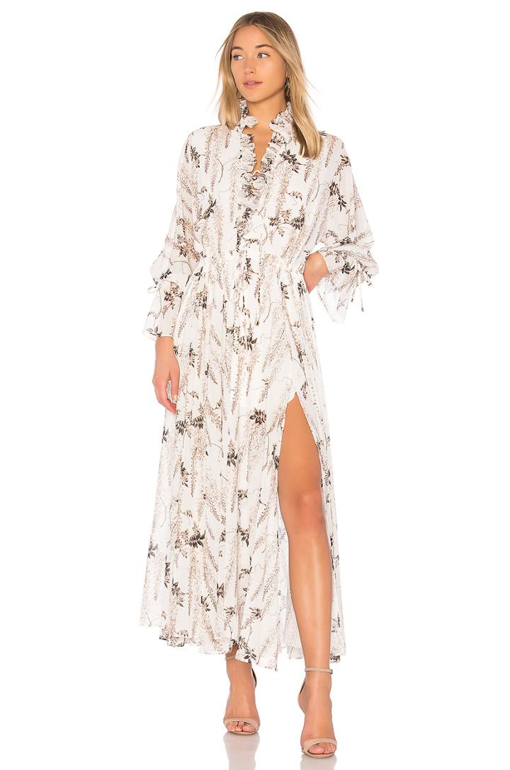 Bonaire Lace Up Maxi Dress