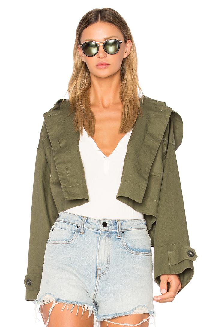 Crop Hooded Jacket
