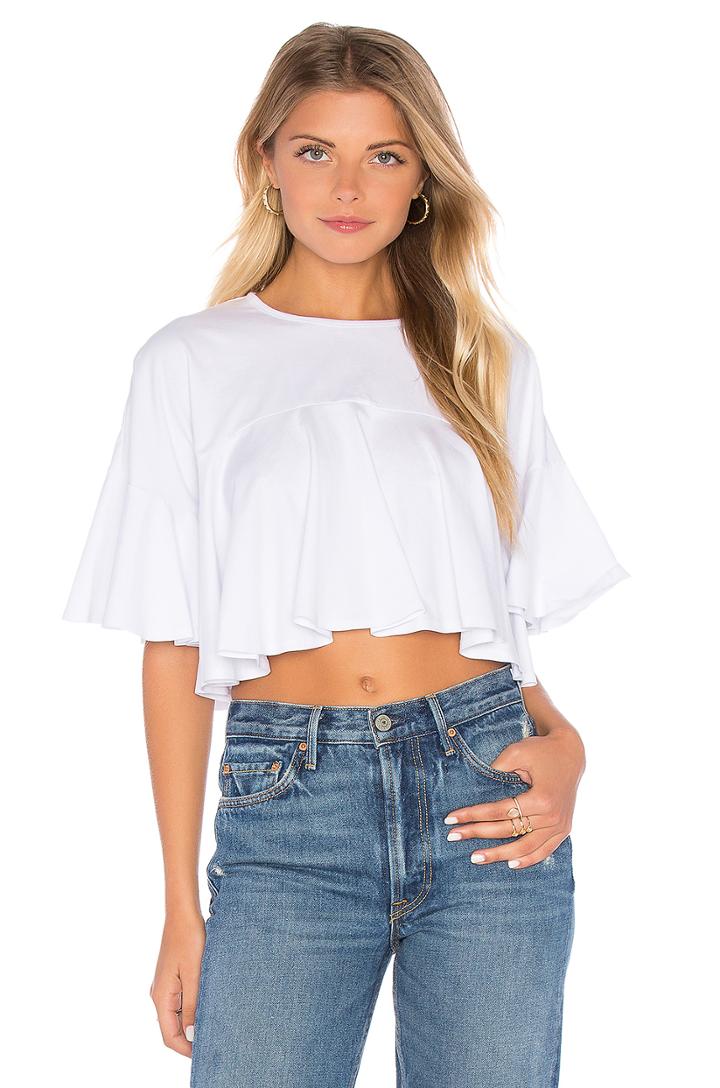 Flutter Crop Top