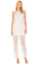 Paneled Overlay Gown