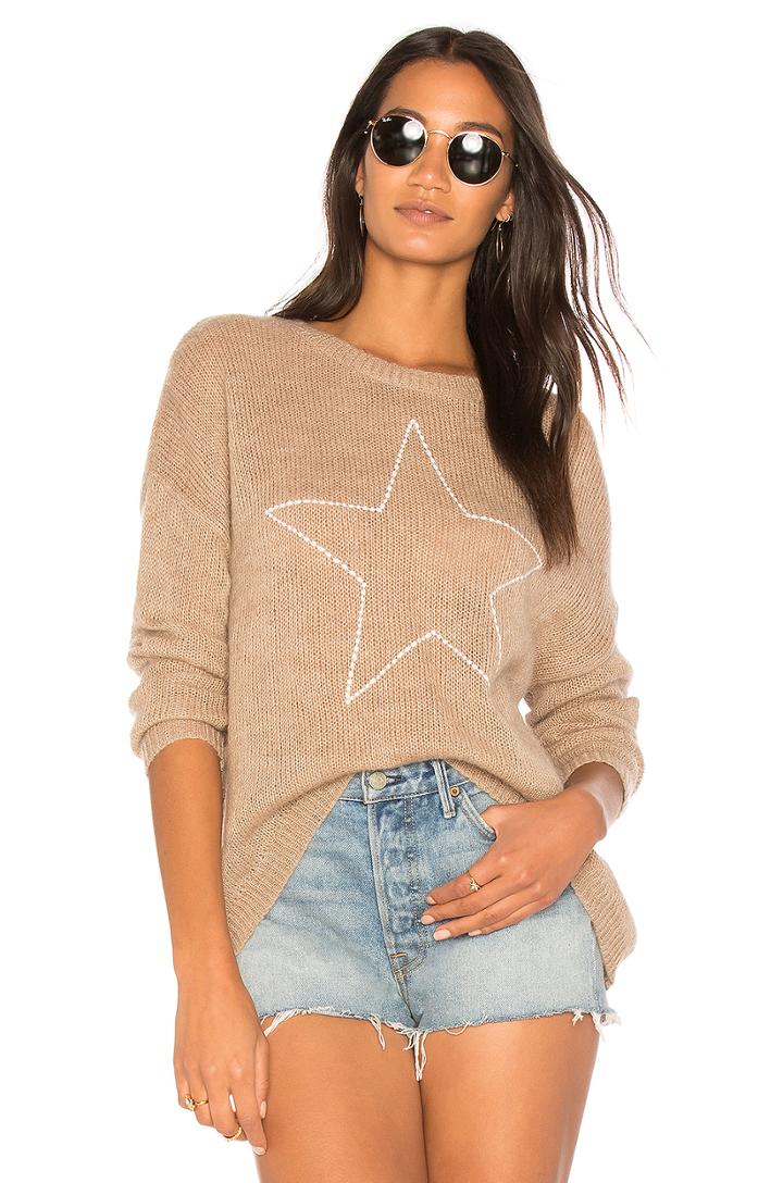 Star Loose Knit Sweater