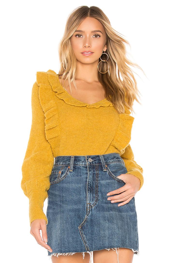 Dahlia Ruffle Sweater