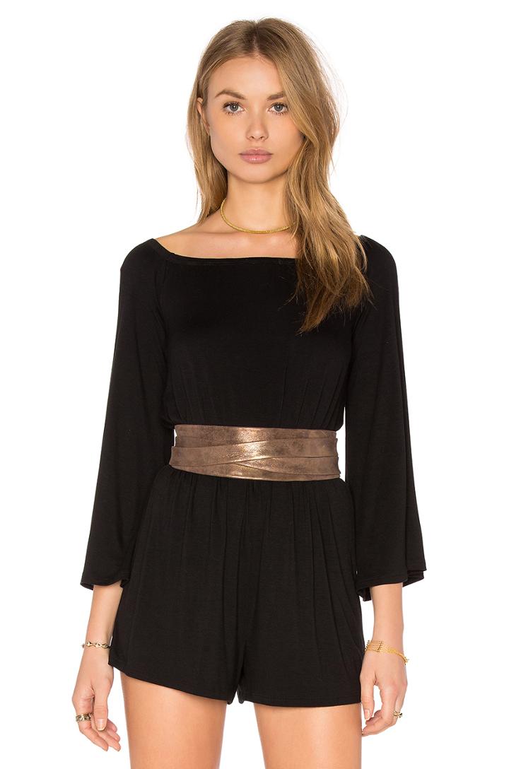 Metallic Wrap Belt