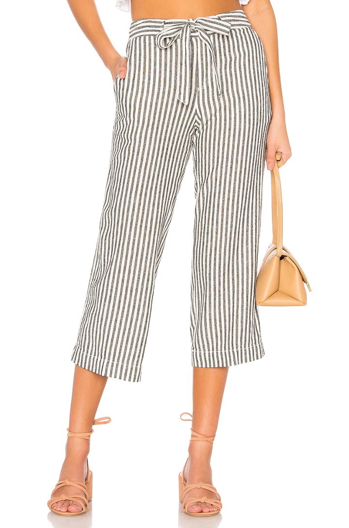 Sasha Stripe Crop Pant