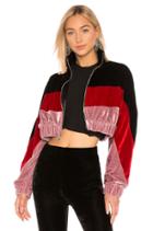 X Revolve Velvet Track Jacket