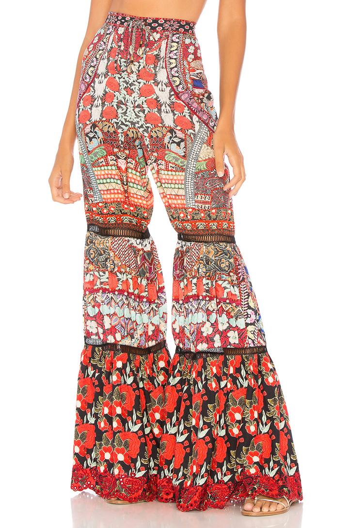 Wide Leg Tiered Pant