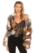 Fox Fur Sections Jacket