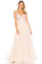 Prairie Embroidery Maxi Dress