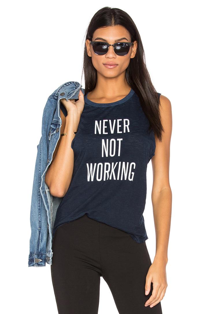 Never Not Working Cut Off Tank