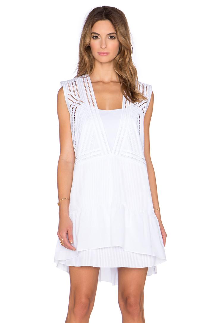Sleeveless Pintuck Dress