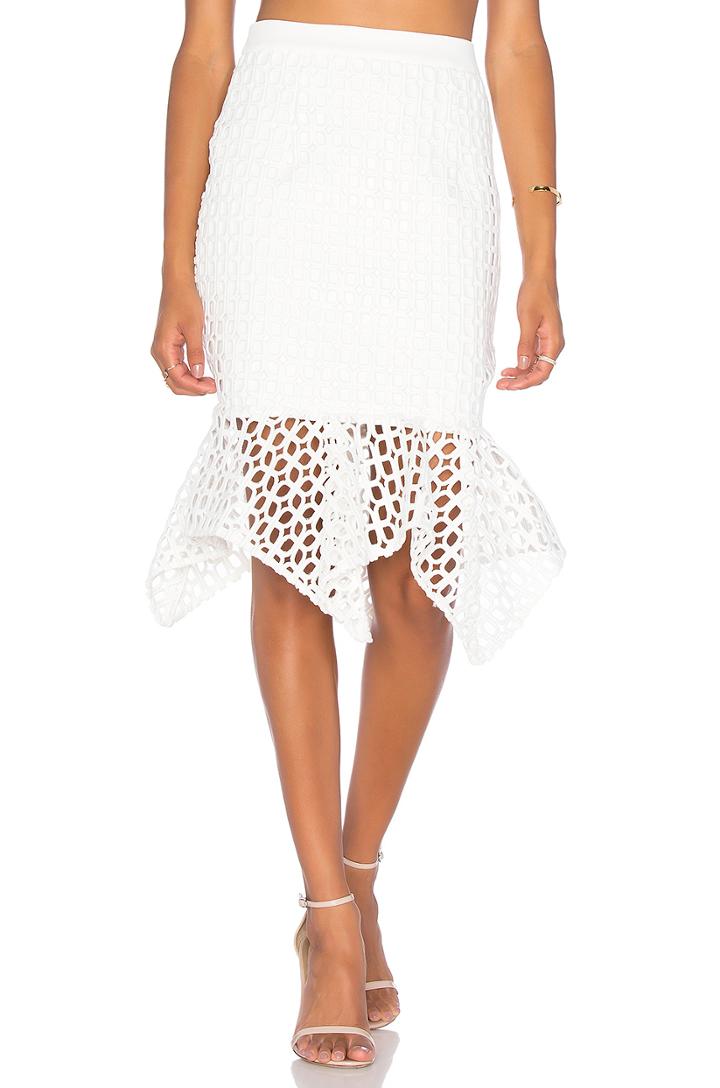 Doubleday Embroidered Handkerchief Skirt