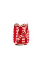 Medium Stripe Bucket Bag