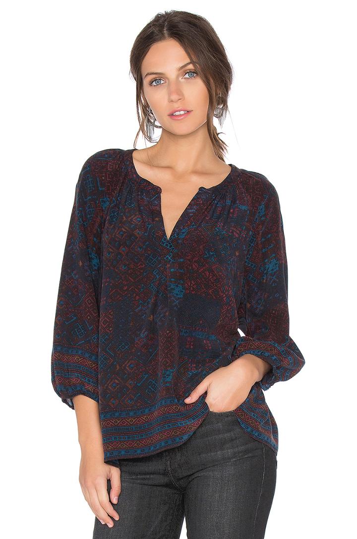 Addie F Silk Blouse
