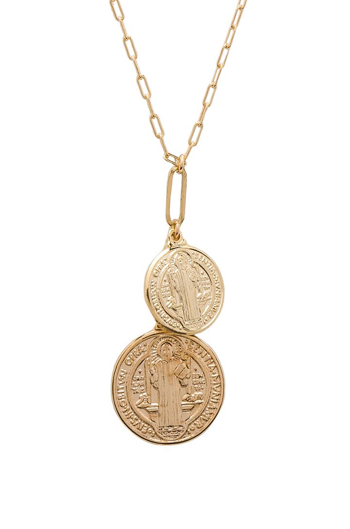 Double Metal Benedict Necklace