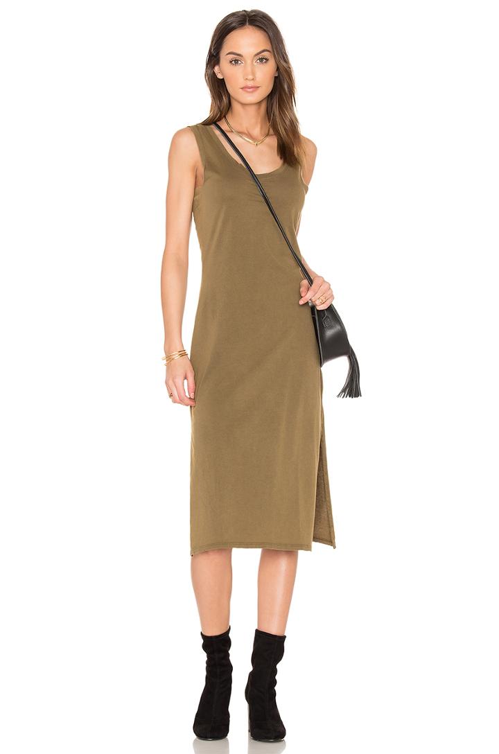 Distressed Jersey Tank Dress