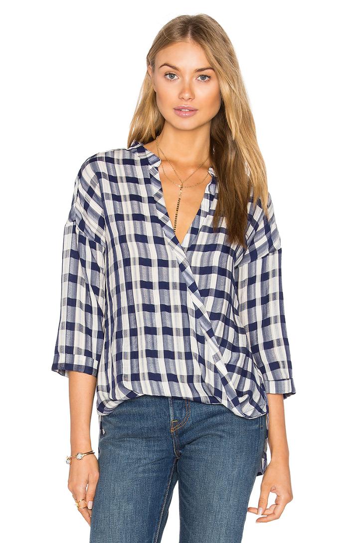 Surplice Button Up Top