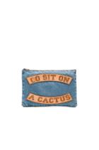 X Revolve Go Sit On A Cactus Clutch