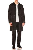 Contrast Stitch Parka