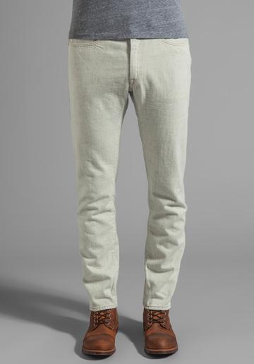 Levi's: Made & Crafted Tack Slim In Winter White Selvedge