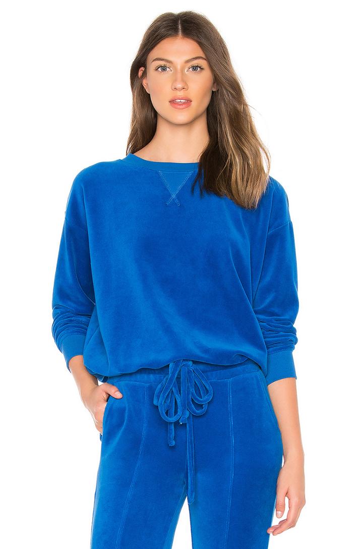 Velour Stephanie Sweatshirt