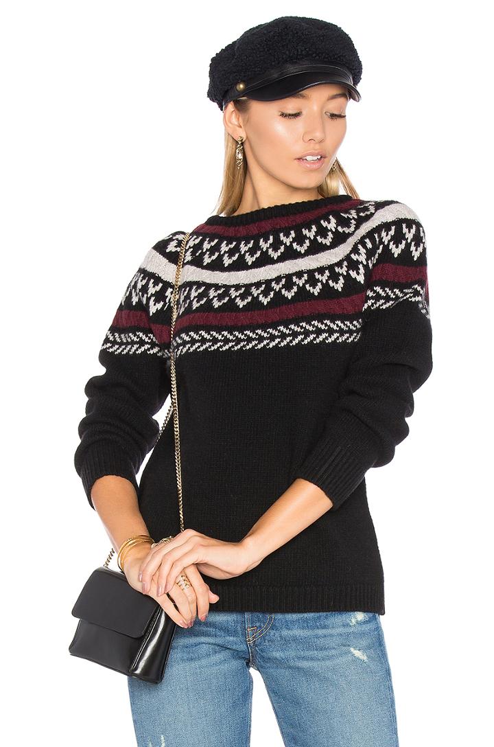 Neck Knit Detail Sweater