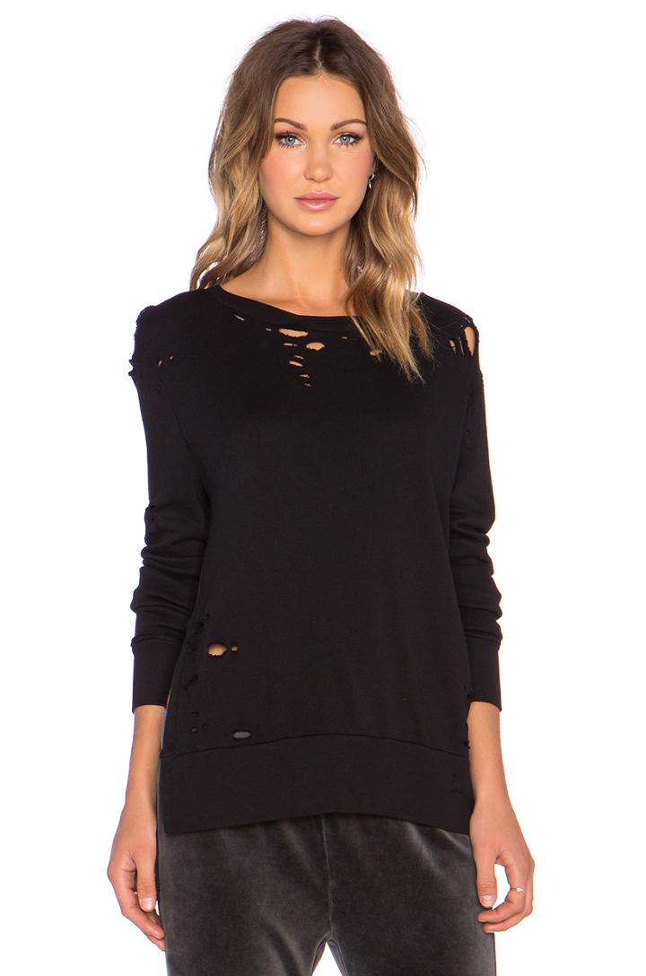 Side Slit Sweatshirt