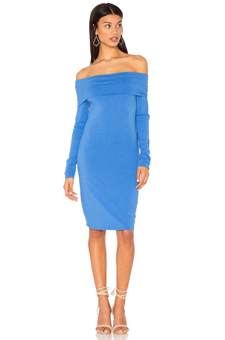 Modal Jersey Off Shoulder Mini Dress