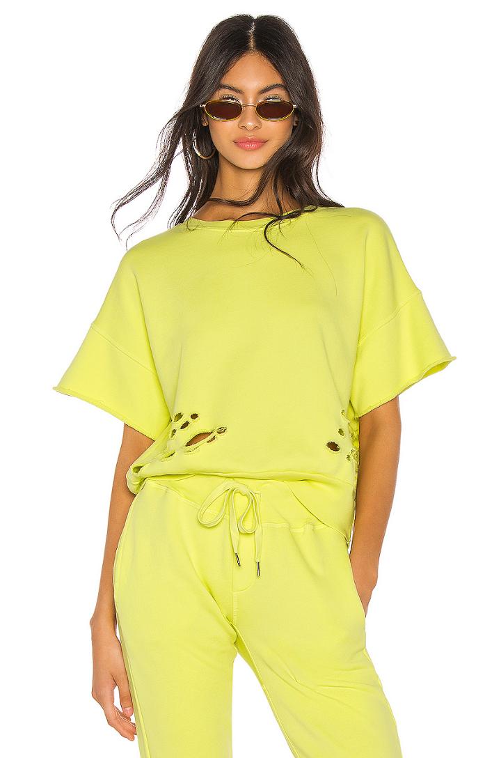 Brooke Short Sleeve Crew Sweatshirt