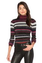 Leela Metallic Turtleneck Sweater