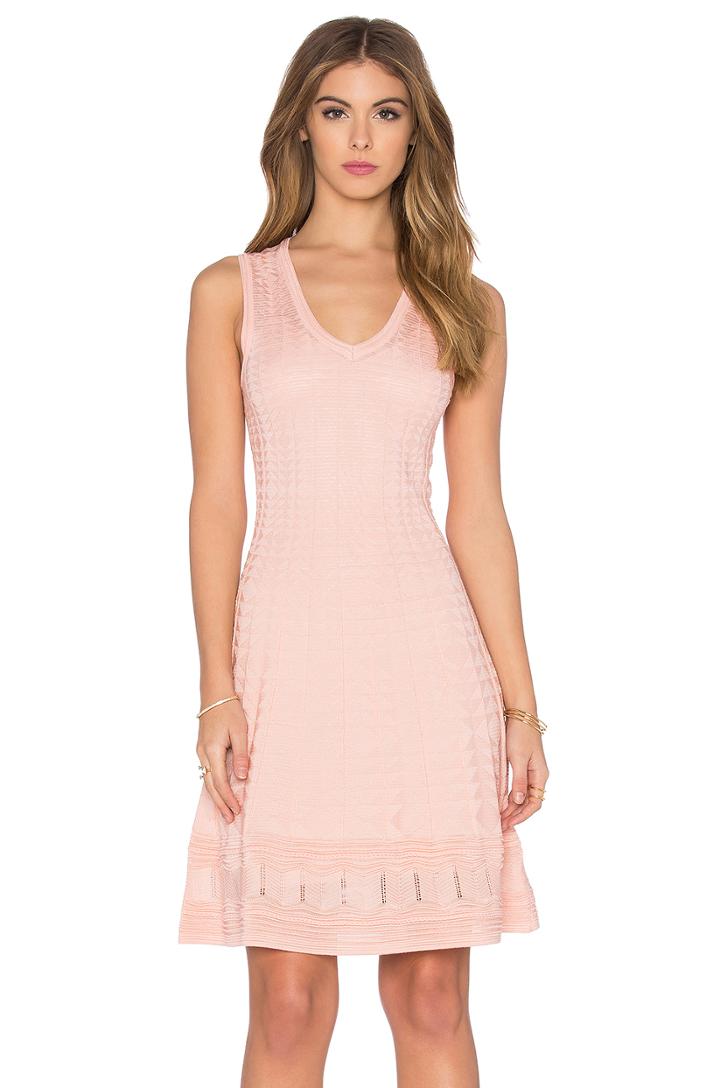 Sleeveless V Neck Mini Dress